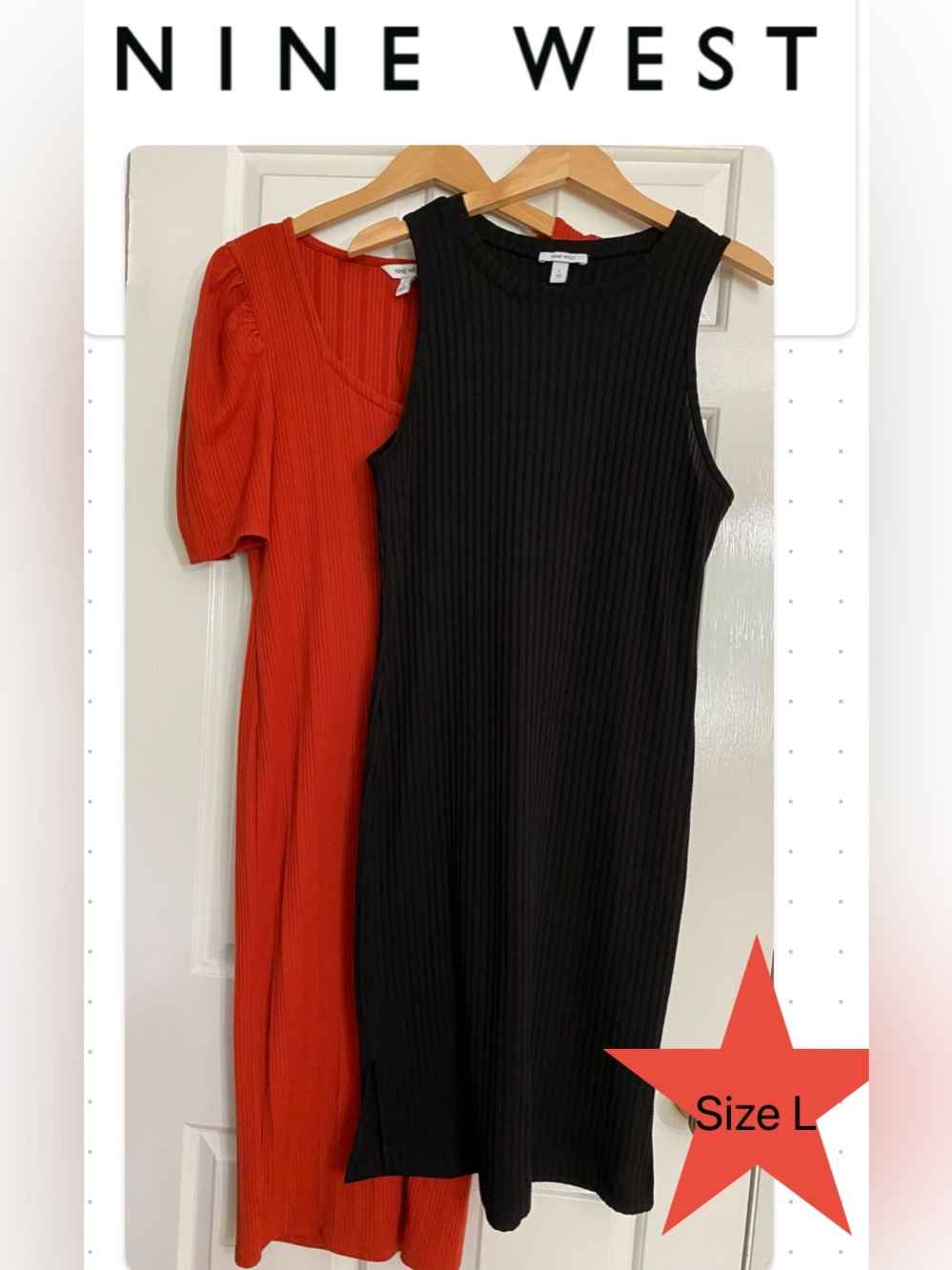 Nine West Black & Red Dresses (2)